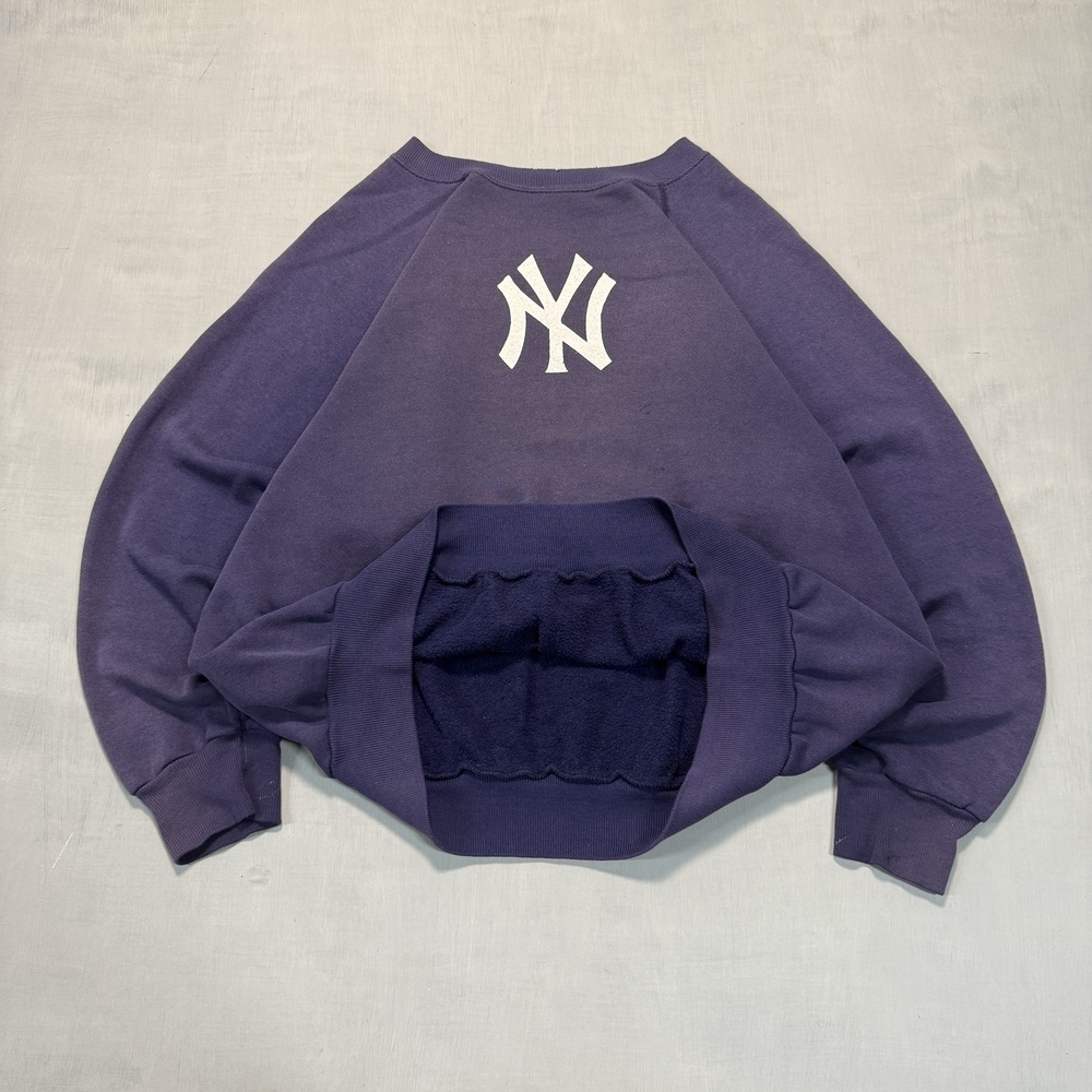 Printed New York Yankees crewneck sweatshirt 90s Navy Size L
